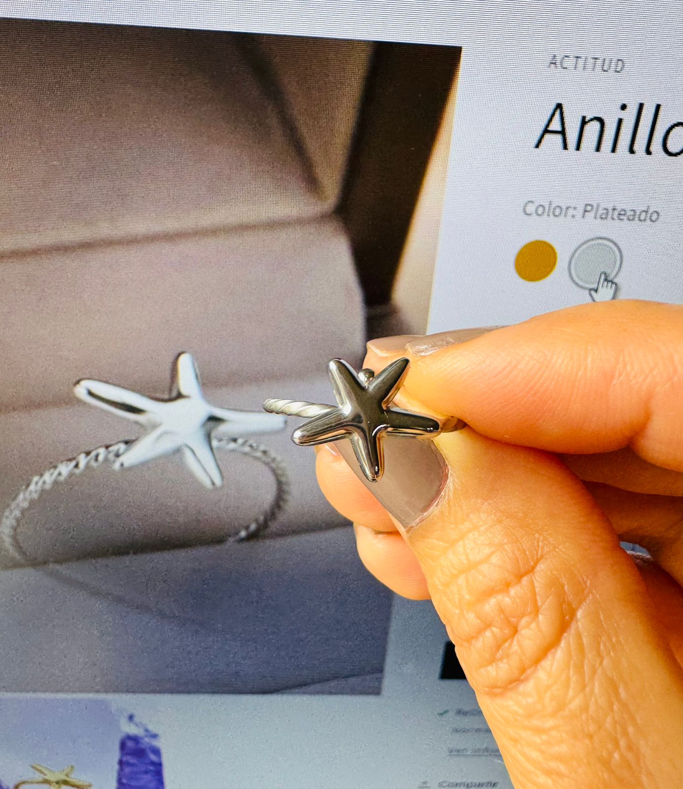 Anillo acero inoxidable