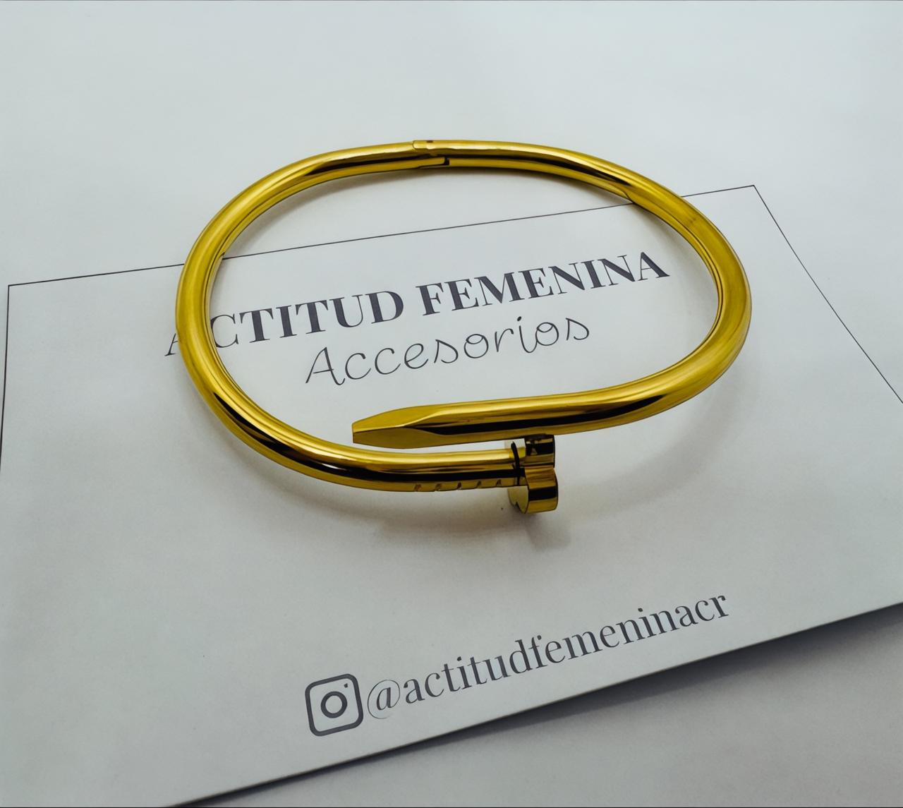 Brazalete baño en oro