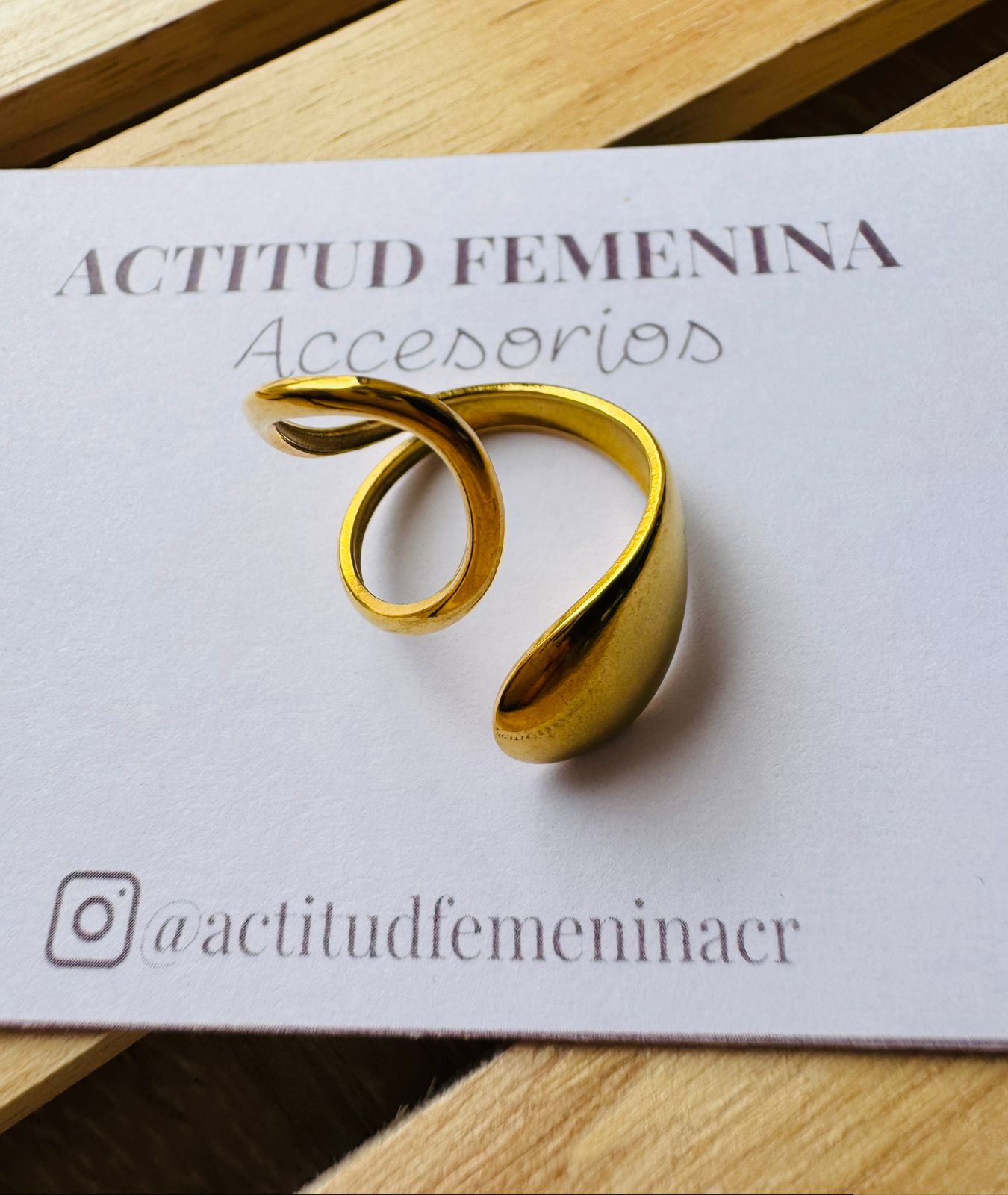 Anillo acero inoxidable