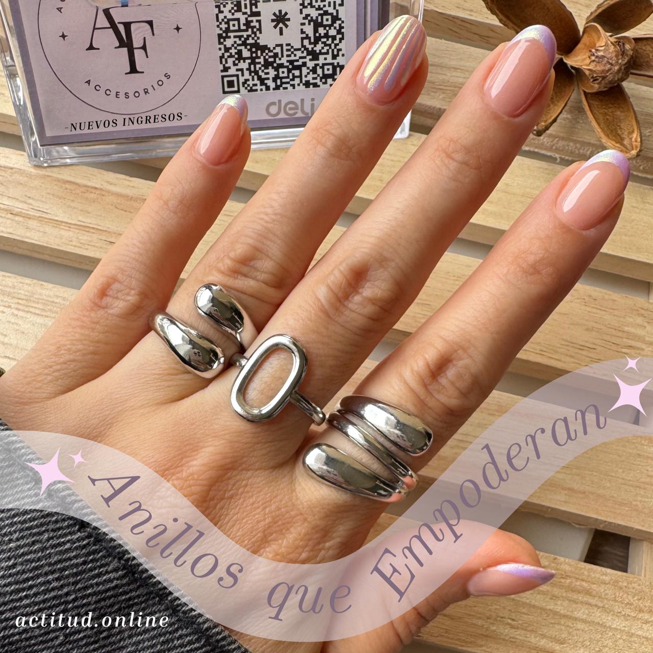 Anillos acero inoxidable