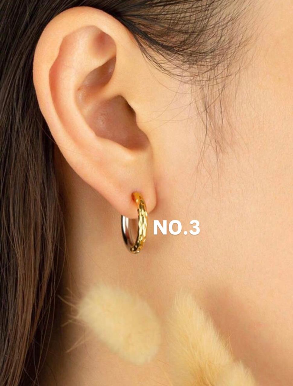 Aretes acero inoxidable