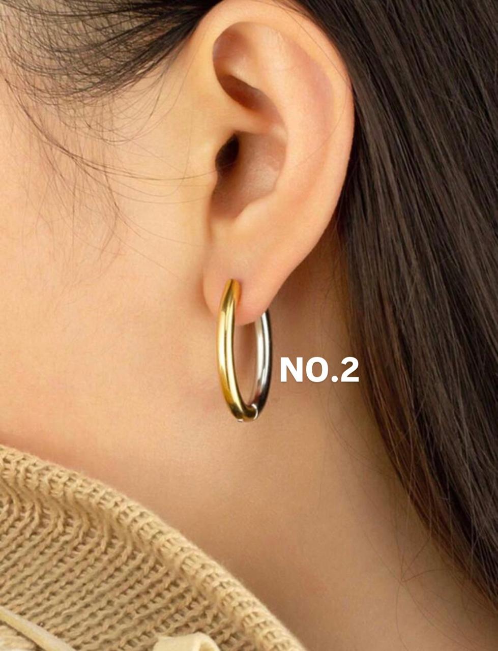 Aretes acero inoxidable